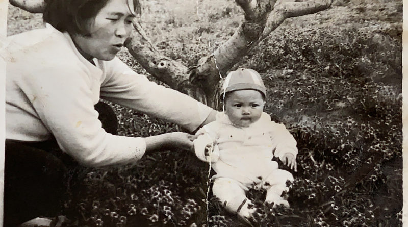 Korean Mom with baby