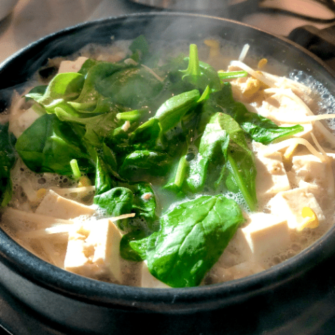 korean spinach soup