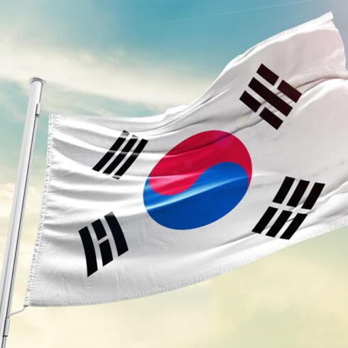 Korean Holidays flag gwangbokjeol