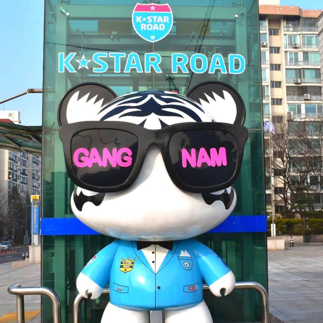 Modern K-Culture Sights Including K-Star Road in Gangnam