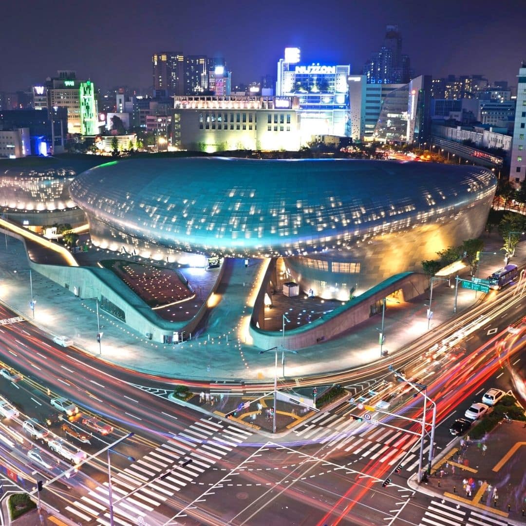 Dongdaemun Design Plaza in Seoul, Korea