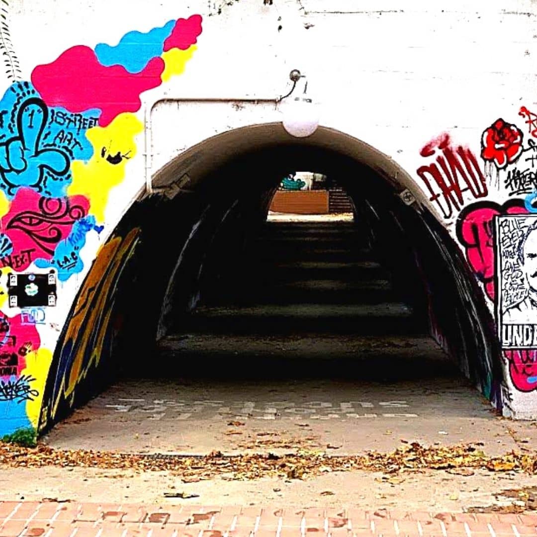 Sinchon Graffiti Tunnel Seoul