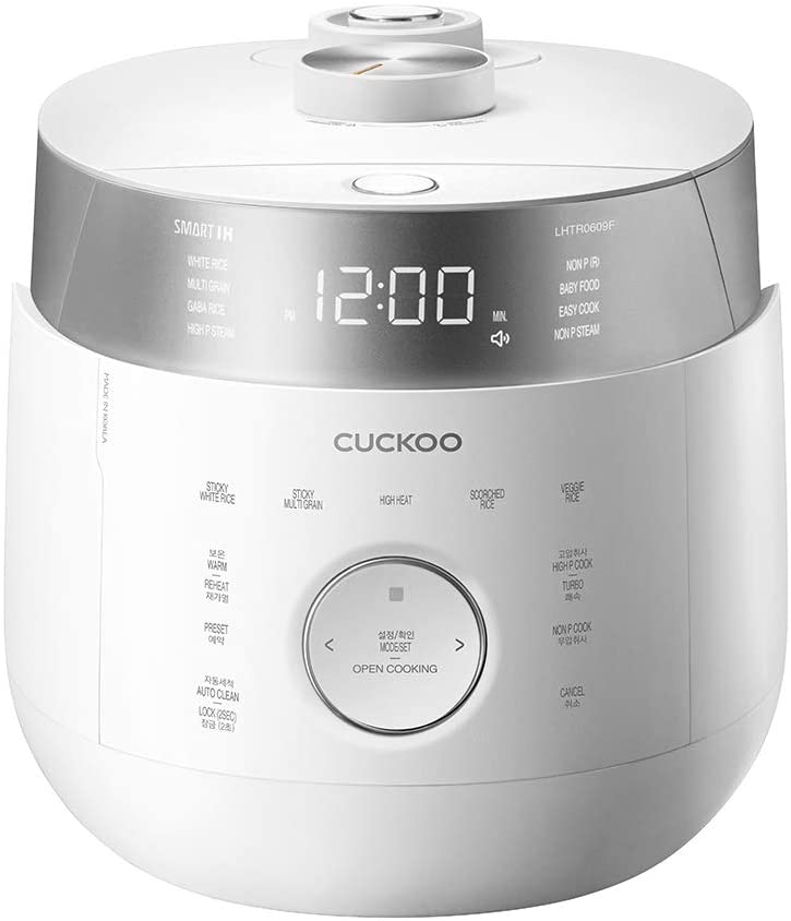 CUCKOO CR-0632F, 6-Cup (Uncooked) Micom Rice Cooker, 9 Menu Options:  White Rice, Brown Rice & More, Nonstick Inner Pot, Made in Korea