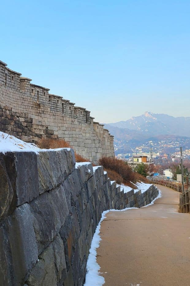 Seoul Fortress Walls At Naksan Park