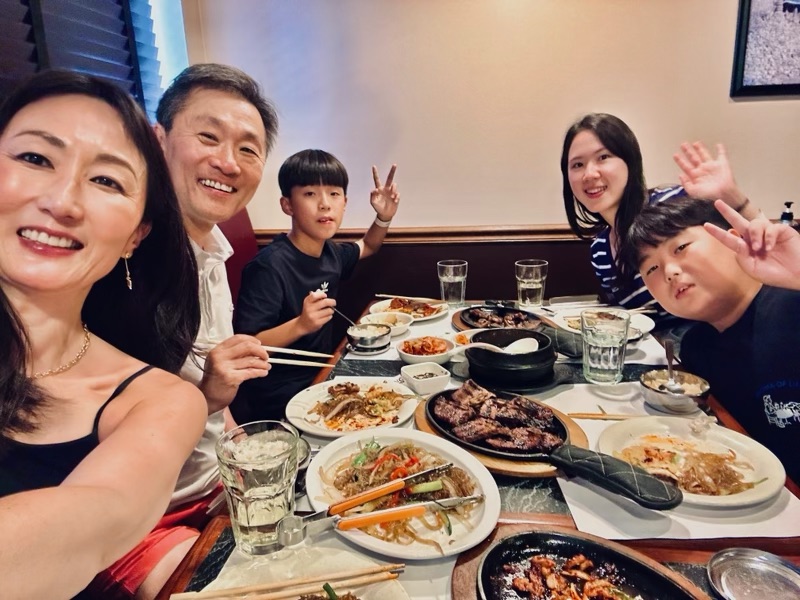 Enjoying galbi, japchae, and other Korean delights at King's Korean Restaurant. Photo: Patricia Liu