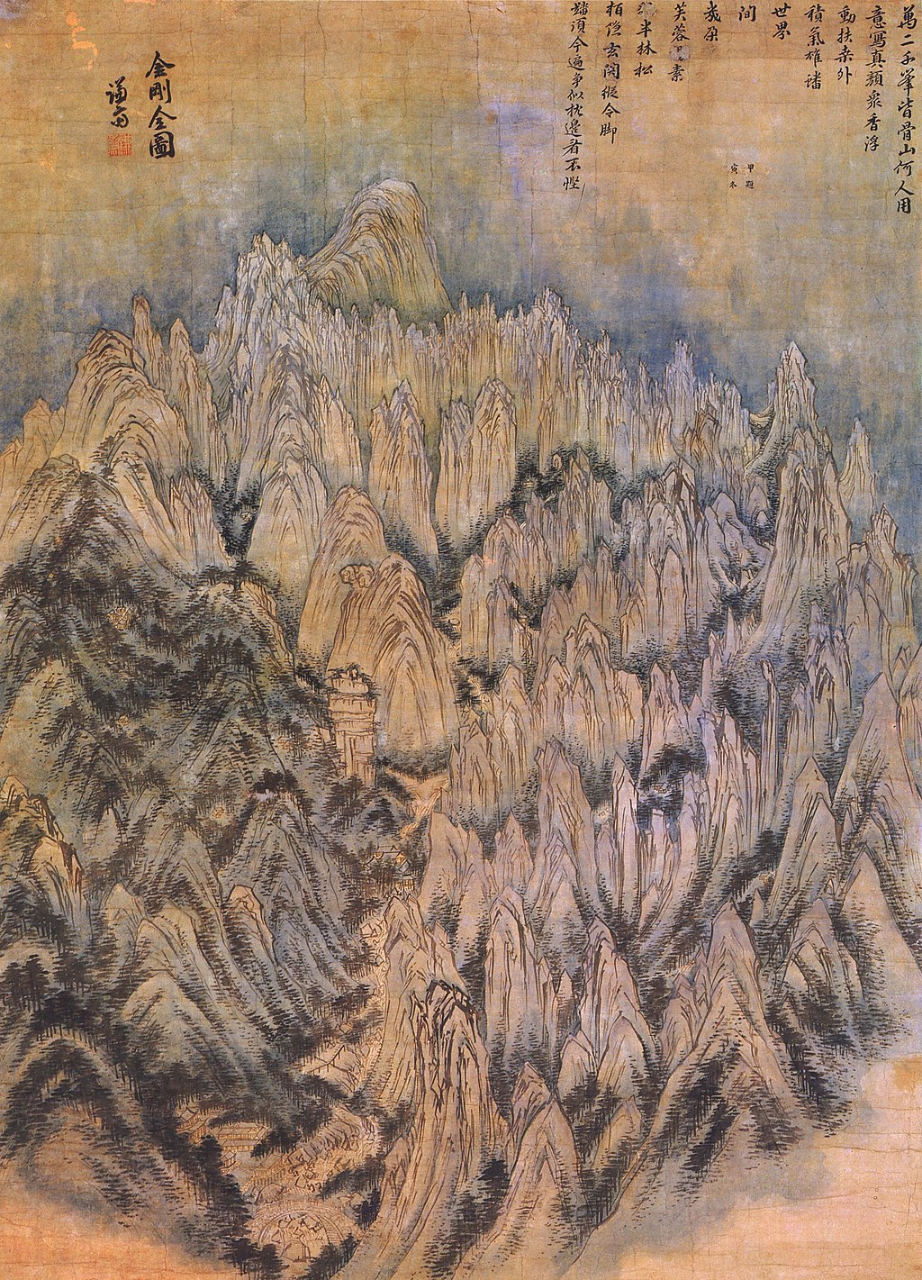 geumgang jeondo, jeong seon