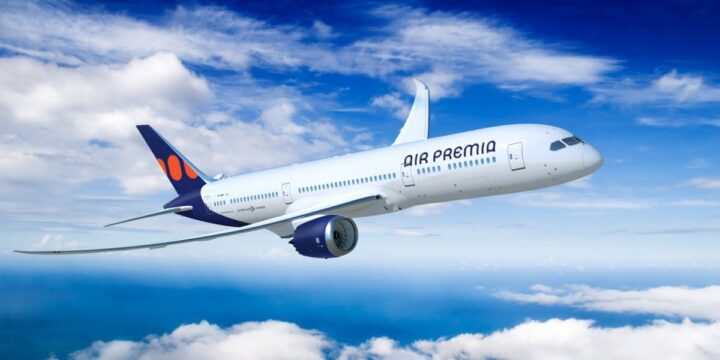 BOK_Budget-Airlines_Cover_2025 A modern Air Premia jet flying above the clouds, representing South Korea’s growing mid- to long-haul airlines market.