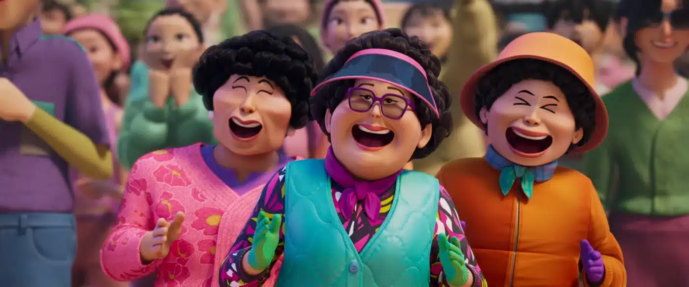 ajummas as depicted in kpop demon hunters