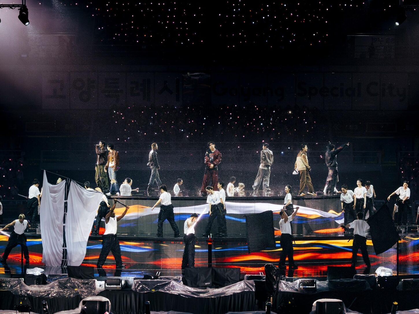 BTS performing "Arirang" during "Body to Body."