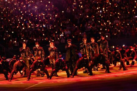 BTS in Tampa concert.